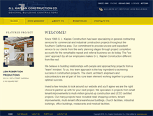 Tablet Screenshot of glkaplanconstruction.com